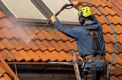 Démoussage et hydrofuge de toiture à Annepont